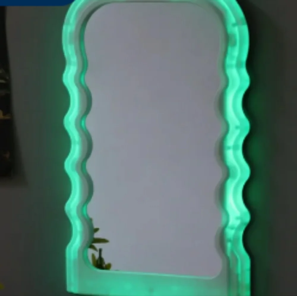 A wavey led mirror